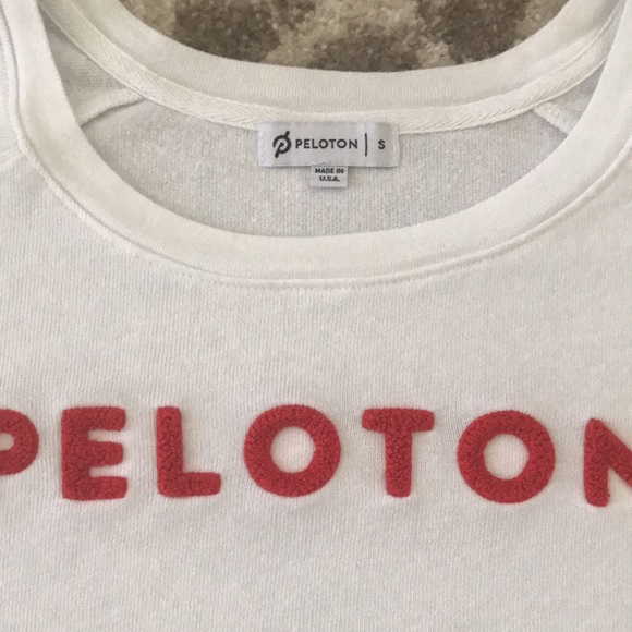 RARE AF Peloton Pullover - Fuzzy Red Letters, Small - Picture 2 of 4